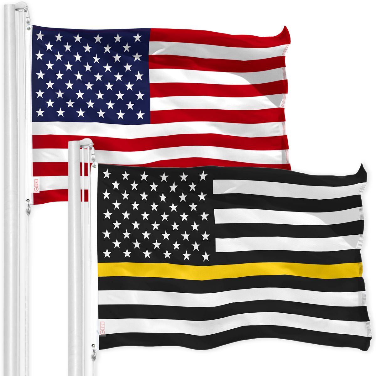 Fly Breeze 3x5 Foot Black American Heritage Flag