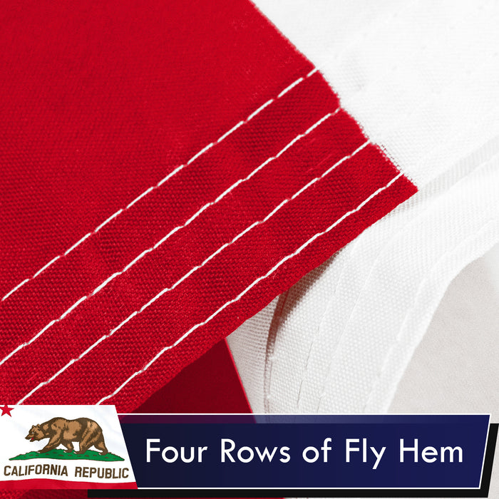 California CA State Flag 3x5 Ft 3-Pack Printed Polyester By G128