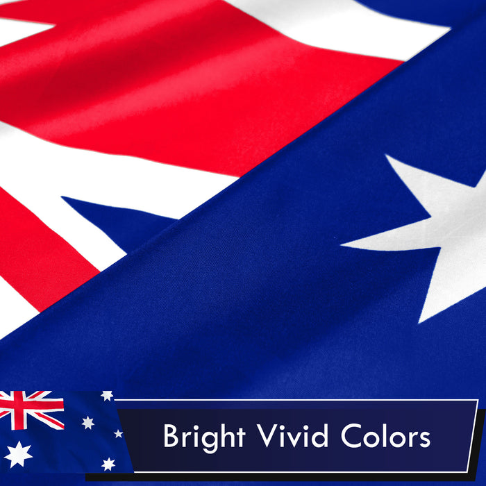 Australia Australian Flag 3x5 Ft 2-Pack Printed Polyester By G128