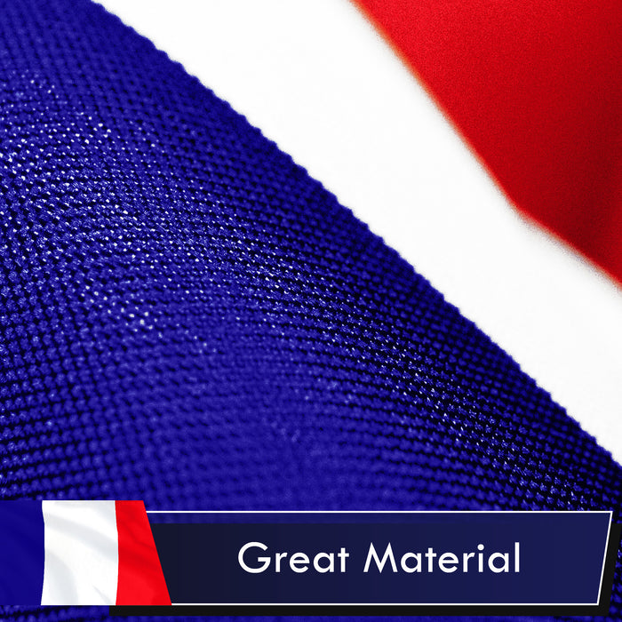 France French Flag 3x5 Ft 3-Pack Printed Polyester By G128