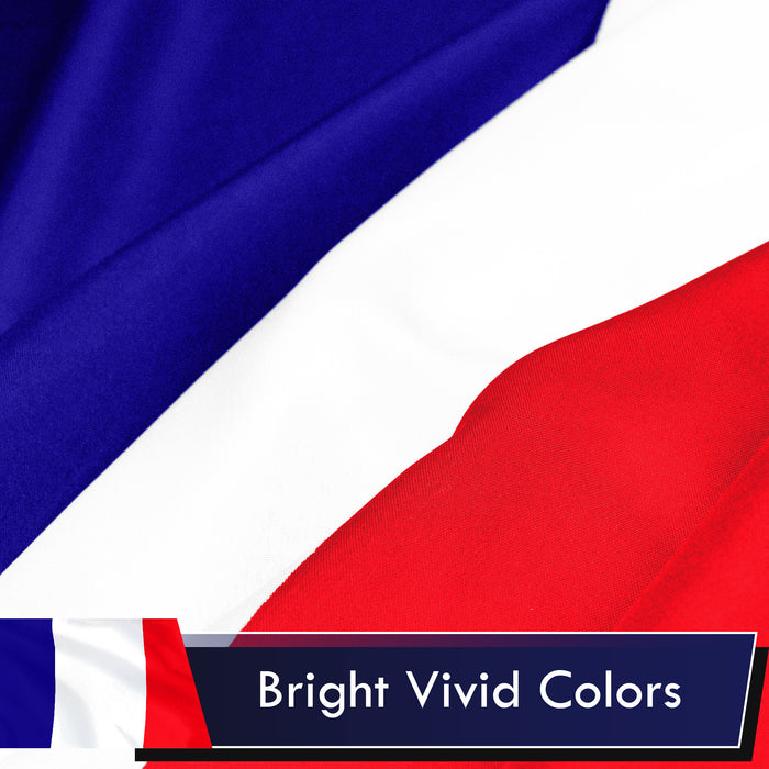 France French Flag 3x5 Ft 10-Pack Printed Polyester By G128