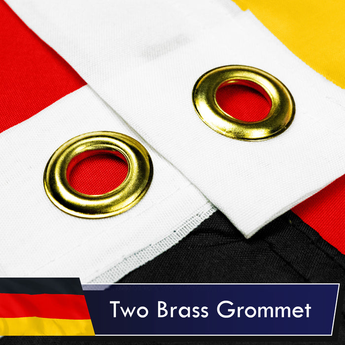 Germany German Flag 3x5 Ft 10-Pack Printed Polyester By G128