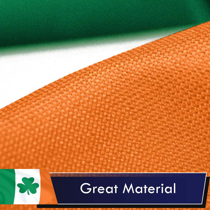 Ireland SHAMROCK Irish Flag 3x5 Ft 10-Pack Printed Polyester By G128