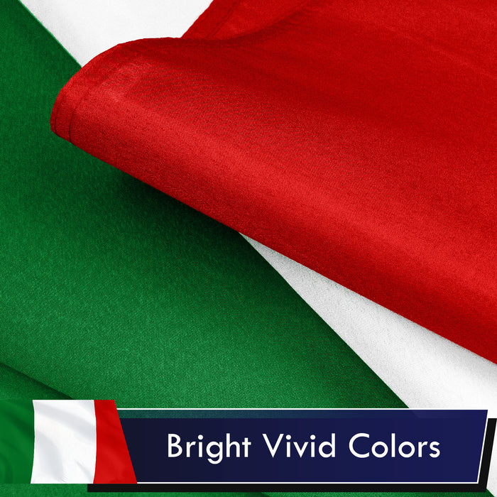 Italy Italian Flag 3x5 Ft 3-Pack Printed Polyester By G128