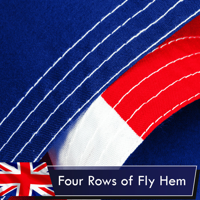 UK British Flag 3x5 Ft 3-Pack Printed Polyester By G128