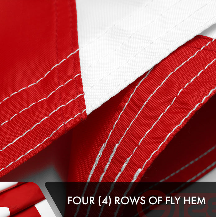 G128 5 Pack: Alabama AL  | 3x5 Ft | Double ToughWeave Series Double Sided Embroidered 210D Polyester | Embroidered Design, Indoor/Outdoor, Brass Grommets, Heavy Duty, 3-ply