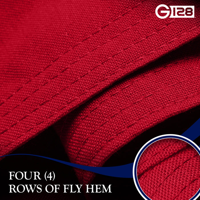G128 2 Pack: North Carolina  | 3x5 Ft | StormFlyer Series Embroidered 220GSM Spun Polyester | Embroidered Design, Indoor/Outdoor, Brass Grommets, Heavy Duty, All Weather
