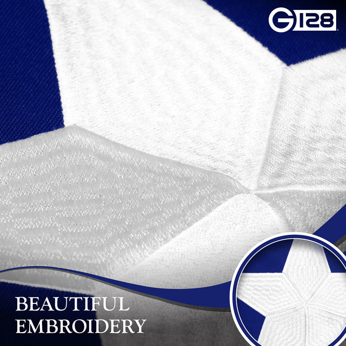 G128 3 Pack: Texas TX  | 10x15 Ft | StormFlyer Series Embroidered 220GSM Spun Polyester | Embroidered Design, Indoor/Outdoor, Brass Grommets, Heavy Duty, All Weather