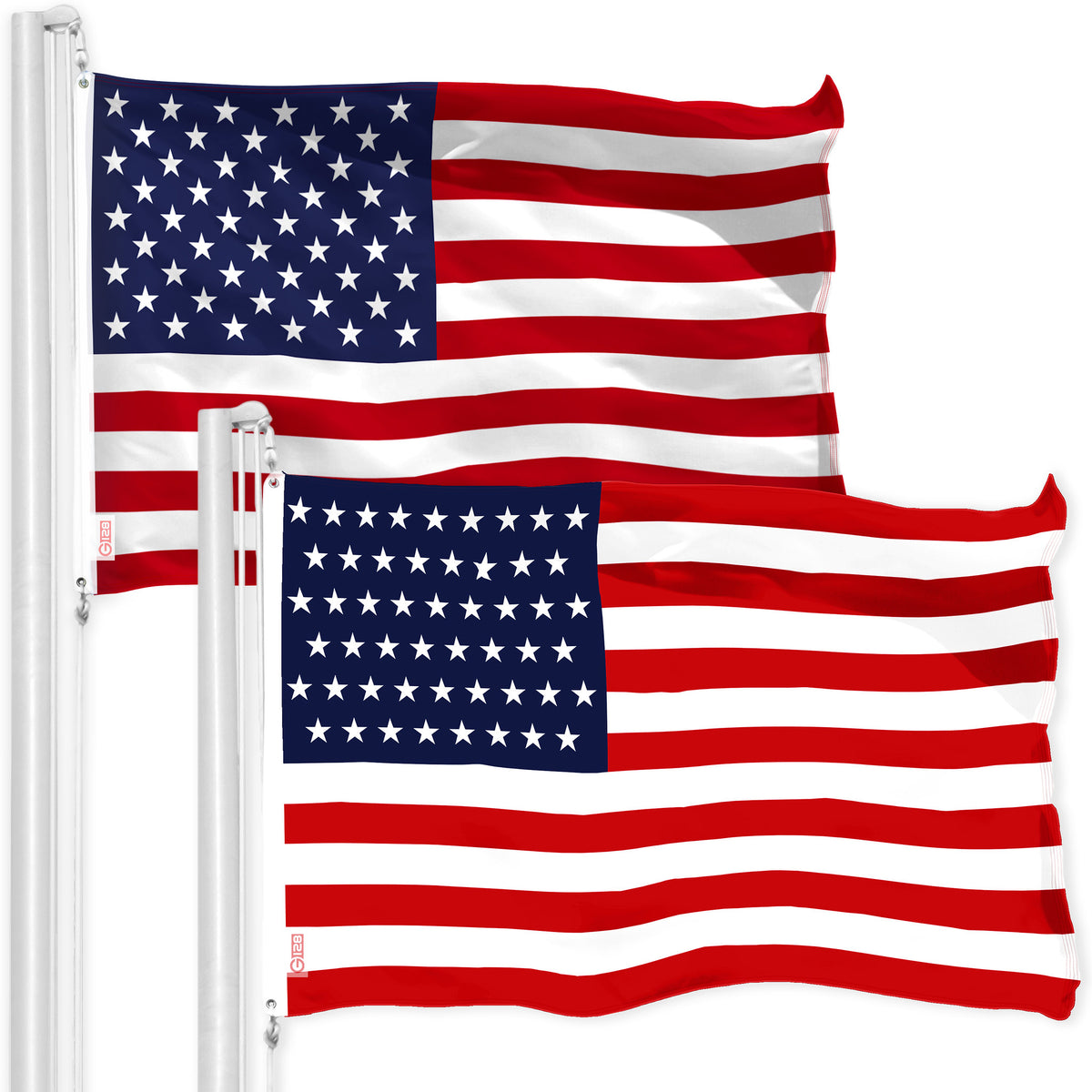 G128 Combo Pack: American USA Flag 3x5 Ft & American USA 51 Stars