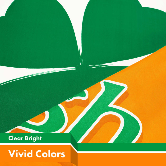 G128 10 Pack: Ireland Irish Luck of the Irish Flag | 3x5 Ft | LiteWeave Pro Series Printed 150D Polyester | Specialty Flag, Vibrant Colors, Brass Grommets, Thicker and More Durable Than 100D 75D Poly