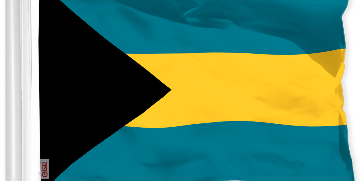 G128 Bahamas Bahamian Flag | 3x5 Ft | LiteWeave Pro Series Printed