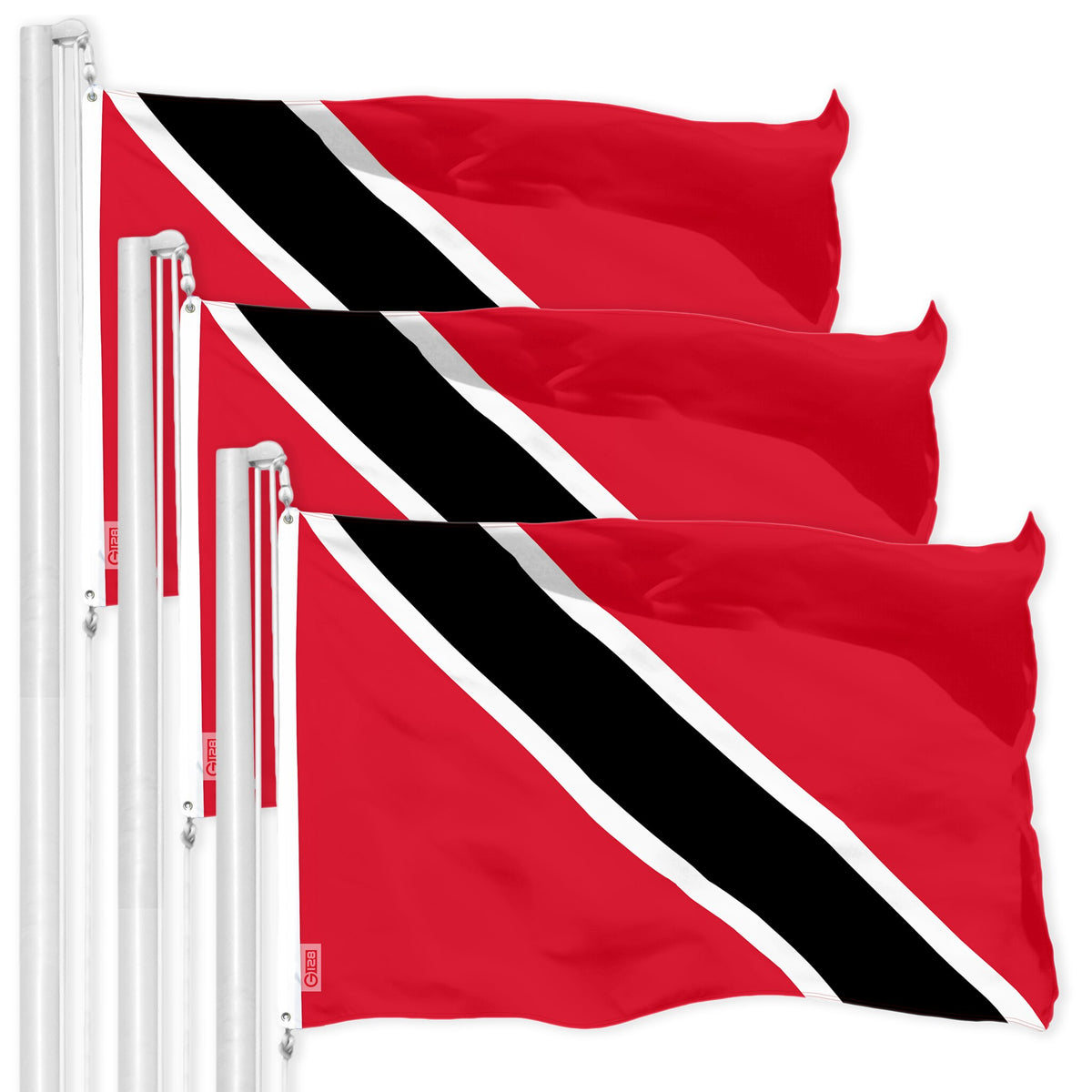 G128 3 Pack: Trinidad and Tobago Flag | 3x5 Ft | LiteWeave Pro