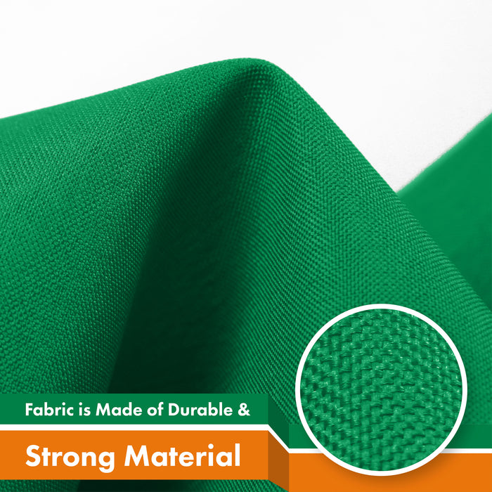 G128 2 Pack: Ireland Irish Flag | 3x5 Ft | LiteWeave Pro Series Printed 150D Polyester, 4 Corner Brass Grommets | Country Flag, Vibrant Colors, Perfect For Balcony, More Durable Than 100D 75D Poly
