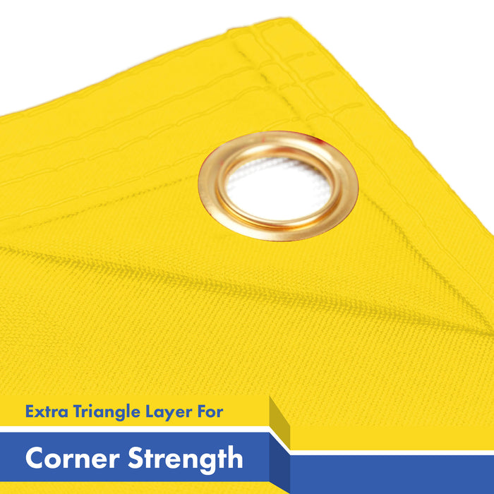 G128 Ukraine Ukrainian Coat of Arms Flag | 3x5 Ft | LiteWeave Pro Series Printed 150D Polyester, 4 Corner Brass Grommets | Country Flag, Perfect For Balcony, More Durable Than 100D 75D Polyester