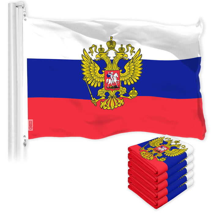 Russia Stick Flag 8x12