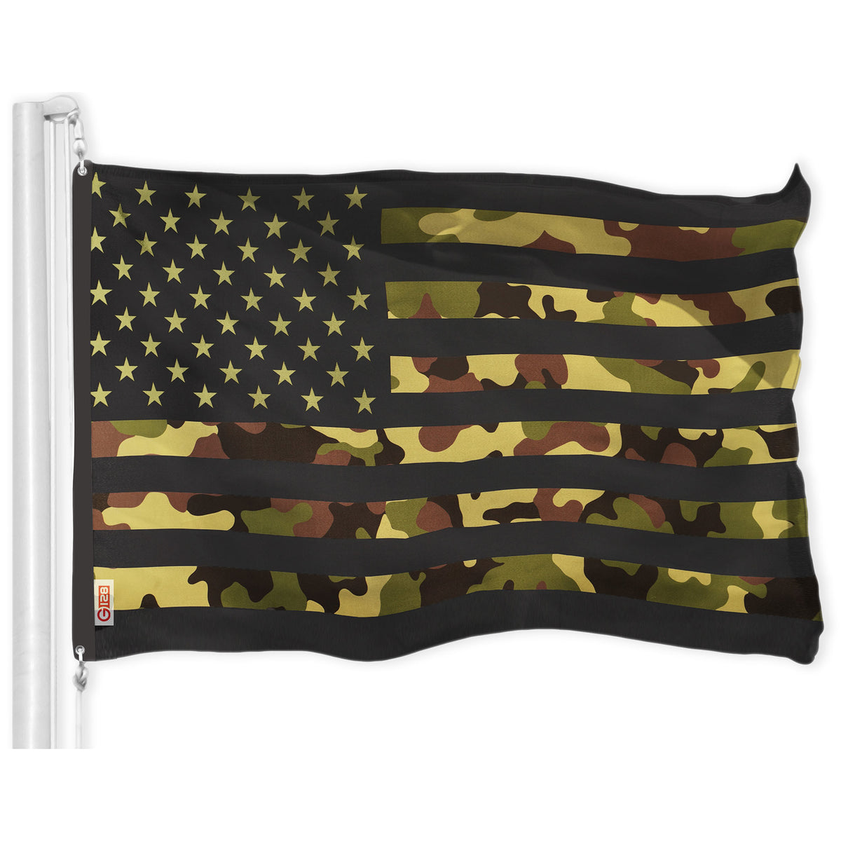G128 American USA Camouflage Flag 3x5 Ft LiteWeave Pro Series Prin — 