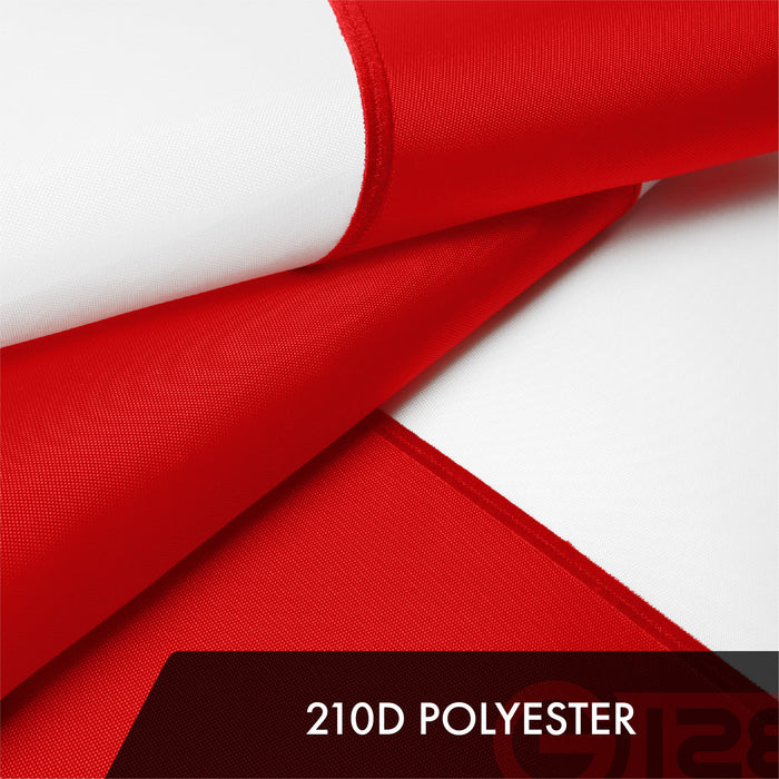 G128 2 Pack: Alabama AL  | 3x5 Ft | ToughWeave Series Embroidered 300D Polyester | Embroidered Design, Indoor/Outdoor, Brass Grommets