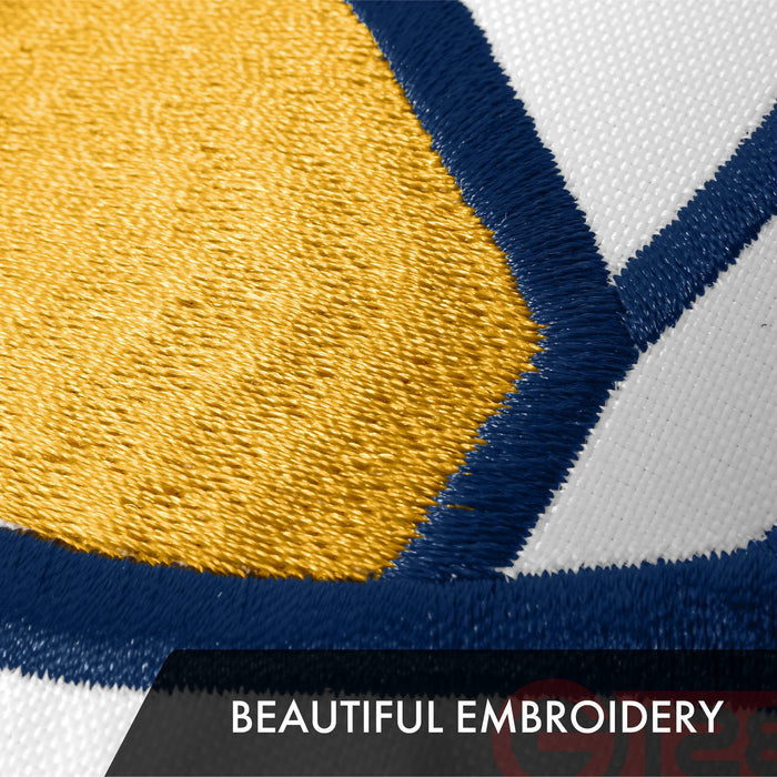 G128 2 Pack: Mississippi 2020 MS  | 3x5 Ft | ToughWeave Series Embroidered 300D Polyester | Embroidered Design, Indoor/Outdoor, Brass Grommets