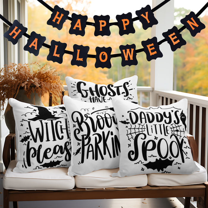 Ghost throw pillow deals set