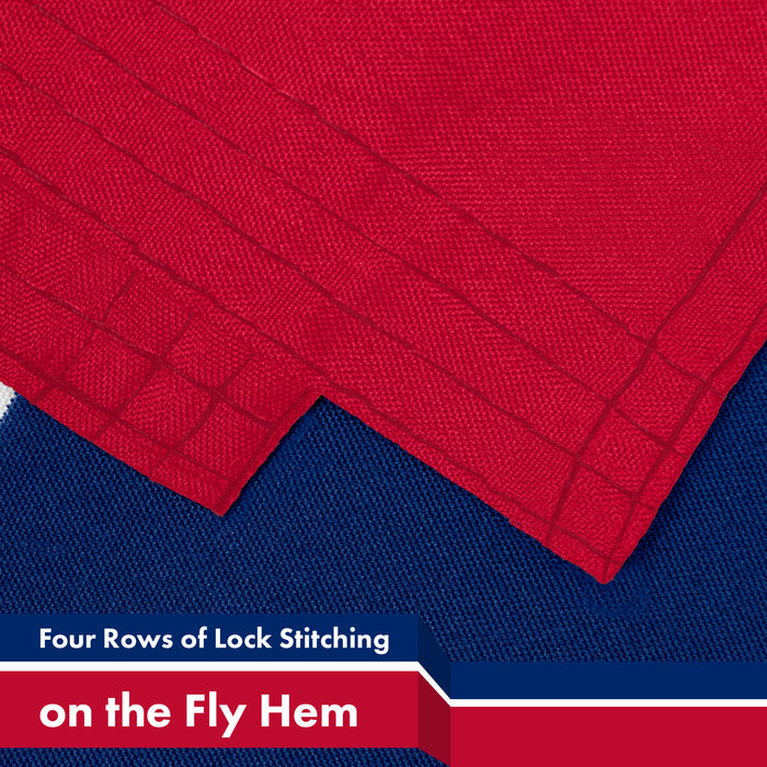 G128 2 Pack: Liberia Liberian Flag | 3x5 Ft | LiteWeave Pro Series Printed 150D Polyester | Country Flag, Indoor/Outdoor, Vibrant Colors, Brass Grommets, Thicker and More Durable Than 100D 75D Poly