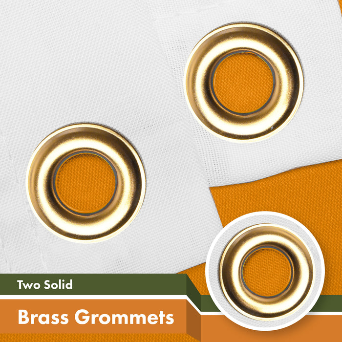 G128 2 Pack: Cyprus Cypriot Flag | 3x5 Ft | LiteWeave Pro Series Printed 150D Polyester | Country Flag, Indoor/Outdoor, Vibrant Colors, Brass Grommets, Thicker and More Durable Than 100D 75D Polyester