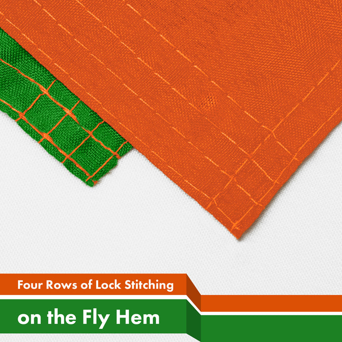 G128 10 Pack: Niger Nigerien Flag | 3x5Ft | LiteWeave Pro Series Printed 150D Polyester | Country Flag, Indoor/Outdoor, Vibrant Colors, Brass Grommets, Thicker and More Durable Than 100D 75D Polyester