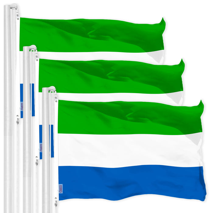 Drapeau Sierra Leone - 18 tailles disponibles à l'achat - Monsieur-des- Drapeaux