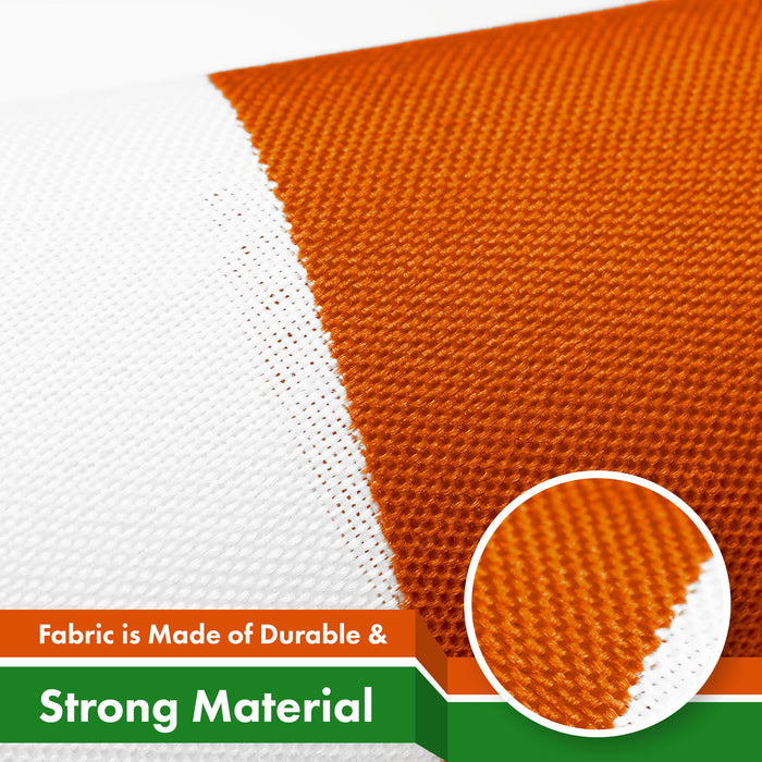 G128 3 Pack: Niger Nigerien Flag | 3x5 Ft | LiteWeave Pro Series Printed 150D Polyester | Country Flag, Indoor/Outdoor, Vibrant Colors, Brass Grommets, Thicker and More Durable Than 100D 75D Polyester