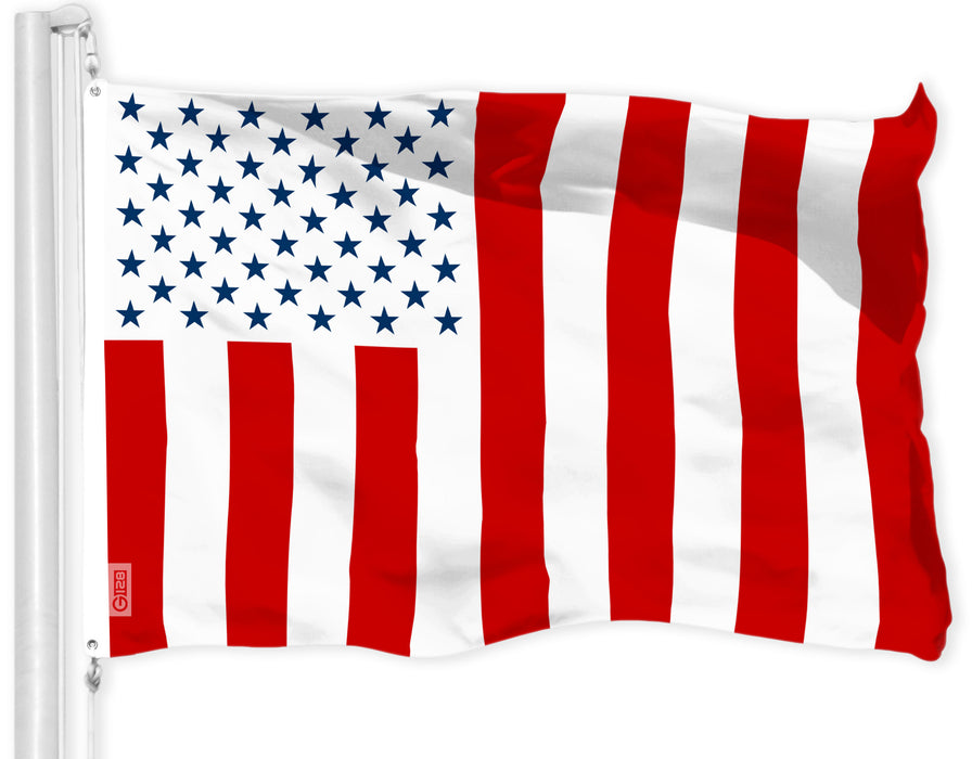 G128 Civil Peace USA Flag | 3x5 Ft | LiteWeave Pro Series Printed 150D Polyester | Indoor/Outdoor, Vibrant Colors, Brass Grommets, Thicker and More Durable Than 100D 75D Polyester
