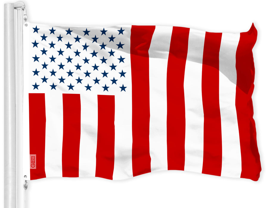 thumbnail image 2 of 3x5ft American Flag With Grommets – 100% Polyester, Red White & Blue 2 of 6