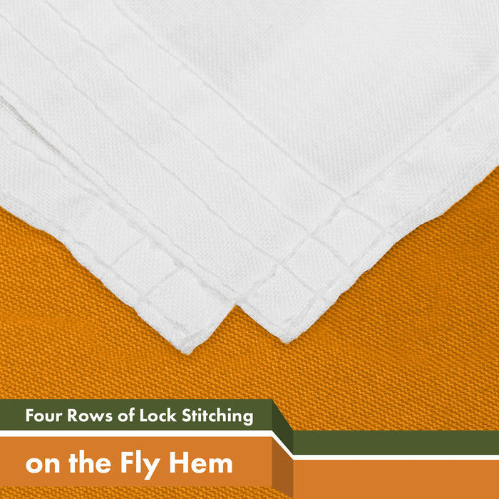 G128 2 Pack: Cyprus Cypriot Flag | 3x5 Ft | LiteWeave Pro Series Printed 150D Polyester | Country Flag, Indoor/Outdoor, Vibrant Colors, Brass Grommets, Thicker and More Durable Than 100D 75D Polyester