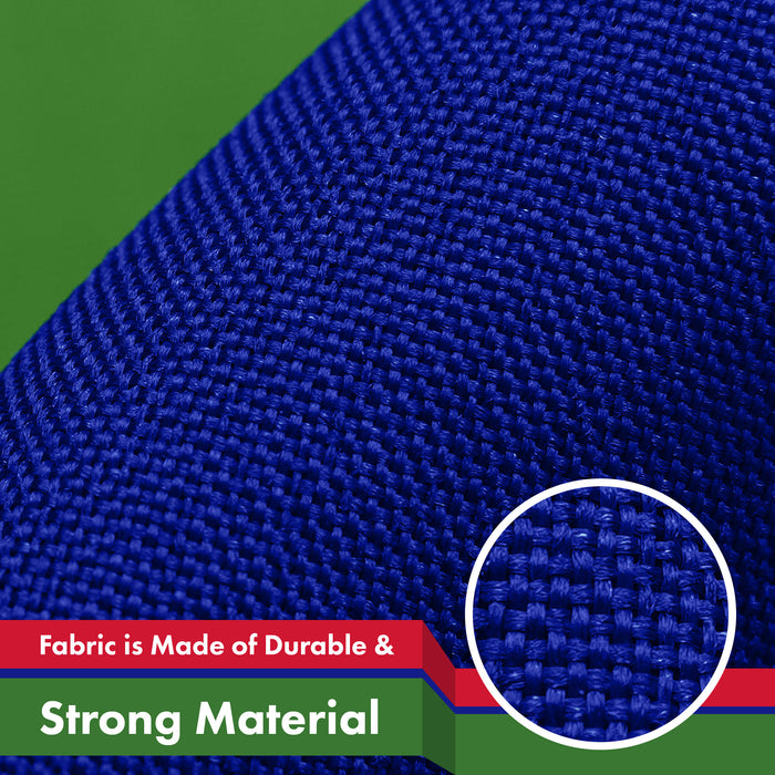 G128 2 Pack: Gambia Gambian Flag | 3x5 Ft | LiteWeave Pro Series Printed 150D Polyester | Country Flag, Indoor/Outdoor, Vibrant Colors, Brass Grommets, Thicker and More Durable Than 100D 75D Polyester