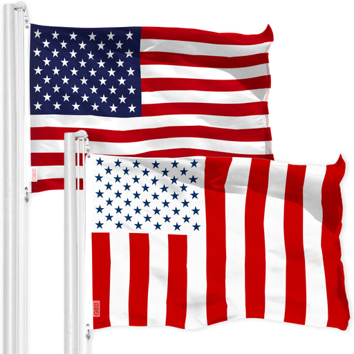thumbnail image 2 of 3x5ft American Flag With Grommets – 100% Polyester, Red White & Blue 2 of 6