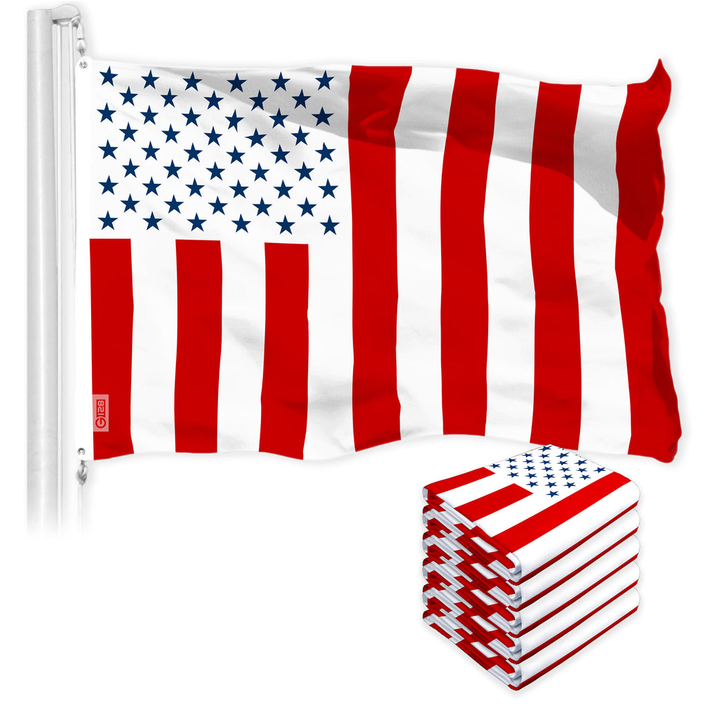 G128 Indiana IN State Flag Embrioderd 300D 3x5FT, 3x5 Ft - King Soopers