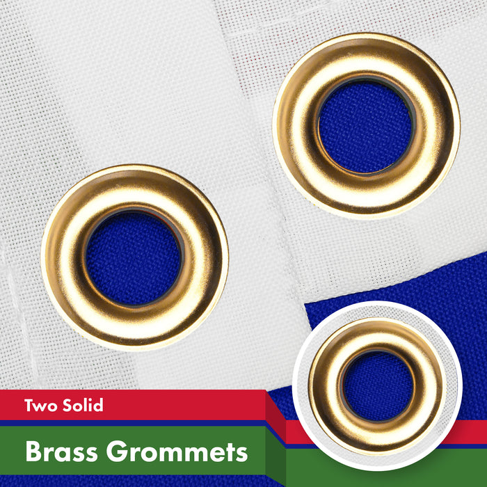 G128 5 Pack: Gambia Gambian Flag | 3x5 Ft | LiteWeave Pro Series Printed 150D Polyester | Country Flag, Indoor/Outdoor, Vibrant Colors, Brass Grommets, Thicker and More Durable Than 100D 75D Polyester