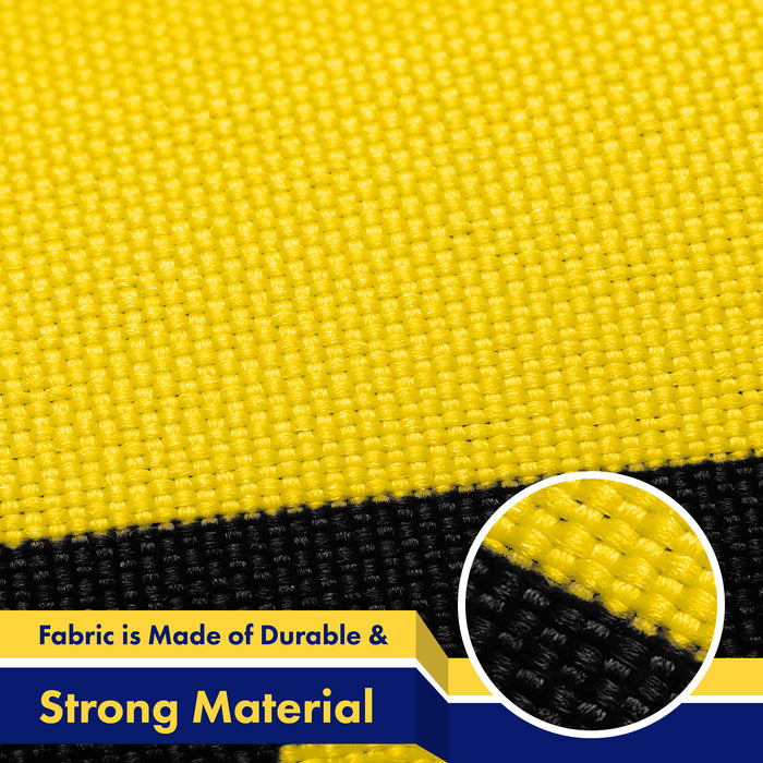 G128 2 Pack: Wisconsin WI  | 3x5 Ft | LiteWeave Pro Series Printed 300D Polyester | Indoor/Outdoor, Vibrant Colors, Brass Grommets, Thicker and More Durable Than 100D 75D Polyester