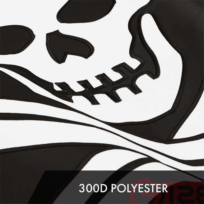 G128 Pirate Jolly Roger Swords Flag | 2.5x4 Ft | ToughWeave Series Embroidered 300D Polyester | Novelty Flag, Embroidered Design, Indoor/Outdoor, Brass Grommets