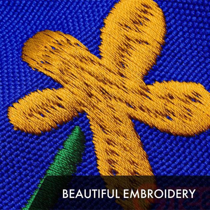 G128 3 Pack: Nevada NV State Flag | 6x10 Ft | ToughWeave Series Embroidered 600D Polyester | Embroidered Design, Indoor/Outdoor, Brass Grommets