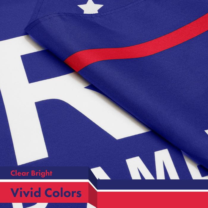 G128 Combo Pack: American USA Flag 3x5 Ft & Keep America Great Blue Flag Flag 3x5 Ft | Both LiteWeave Pro Series Printed 150D Polyester | Election Flag, Indoor/Outdoor