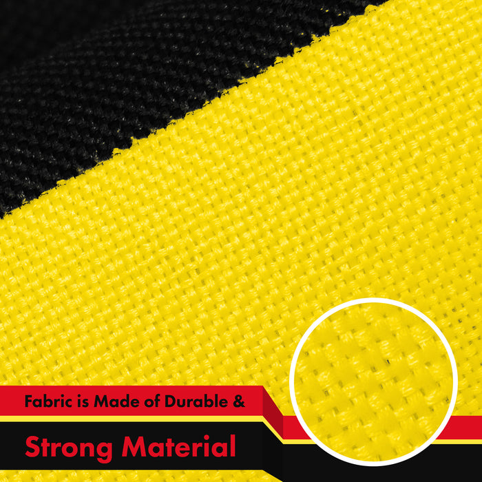 G128 3 Pack: Uganda Ugandan Flag | 3x5 Ft | LiteWeave Pro Series Printed 150D Polyester | Country Flag, Indoor/Outdoor, Vibrant Colors, Brass Grommets
