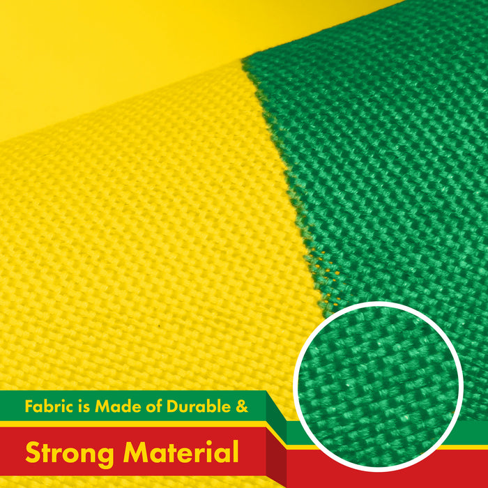 G128 5 Pack: Mauritania Mauritanian Flag | 3x5 Ft | LiteWeave Pro Series Printed 150D Polyester | Country Flag, Indoor/Outdoor, Vibrant Colors, Brass Grommets